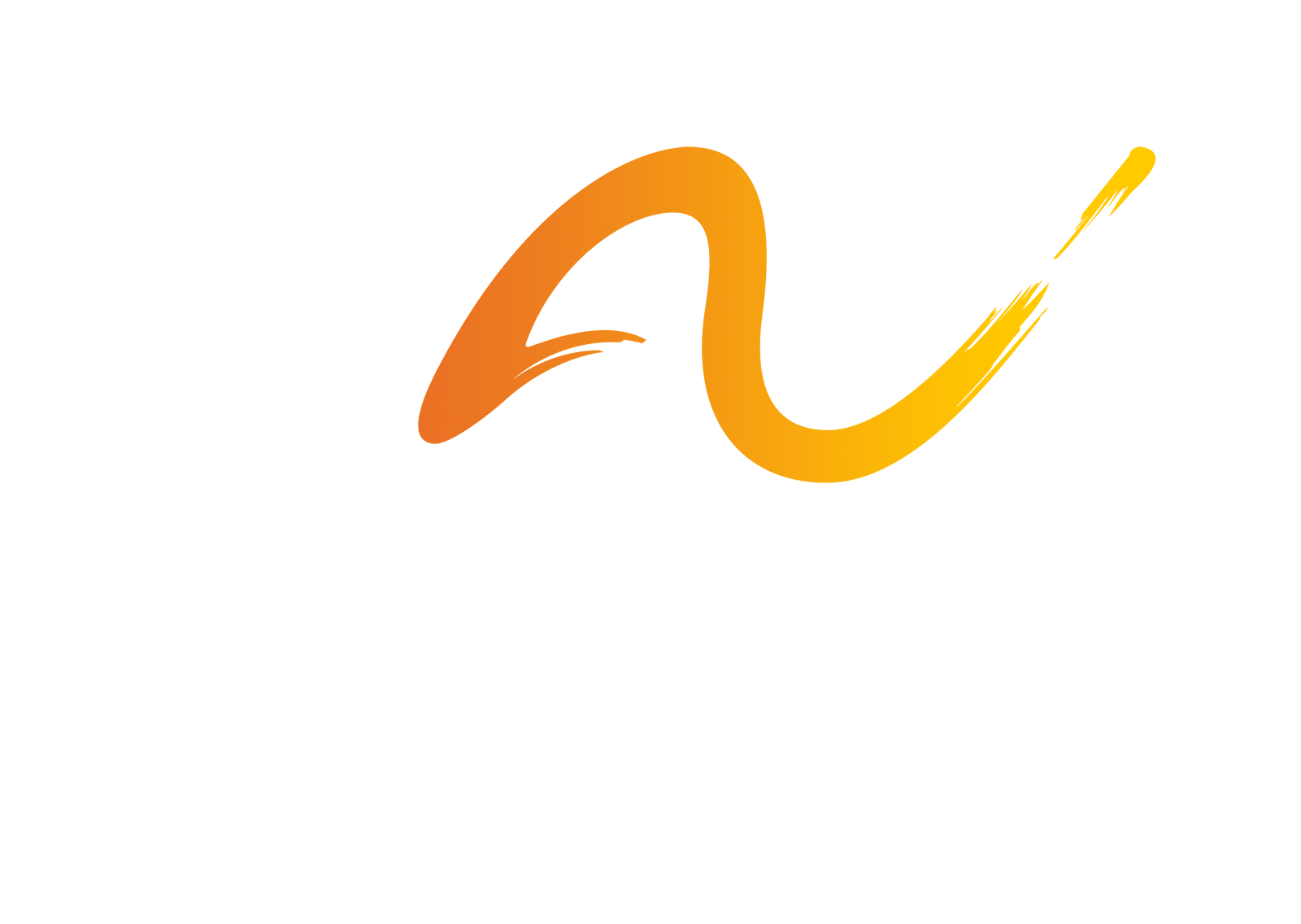 full color logo with white text