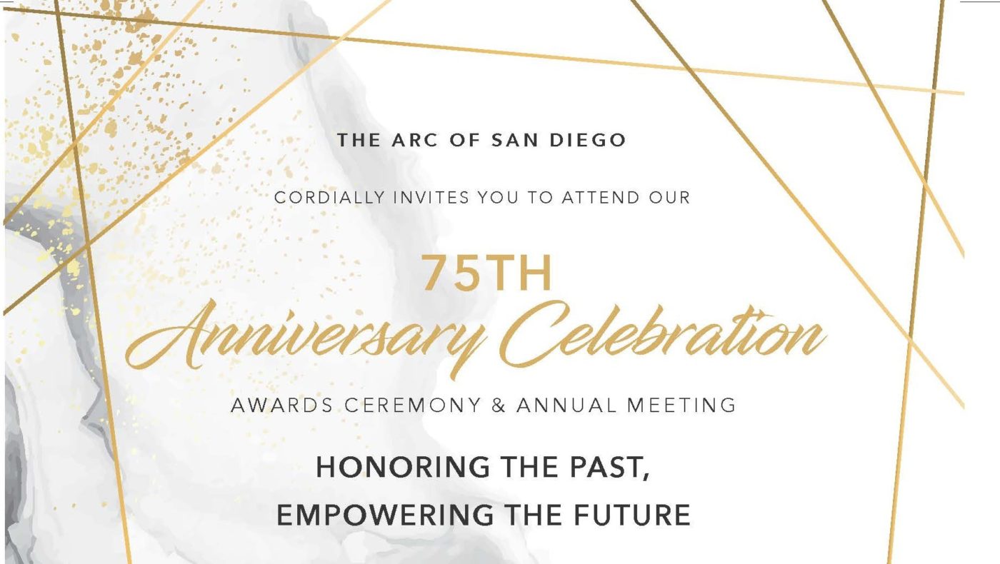 The Arc of San Diego’s 75th Anniversary Celebration Awards Ceremony ...